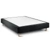 Sommier Tapissier Bouclette Noir 135x190 H35cm>Sommeil De Plomb New