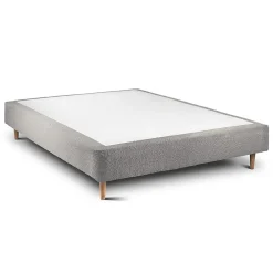 Sommeil De Plomb Sommier Tapissier Bouclette Gris 160x200 H35cm* Sommier
