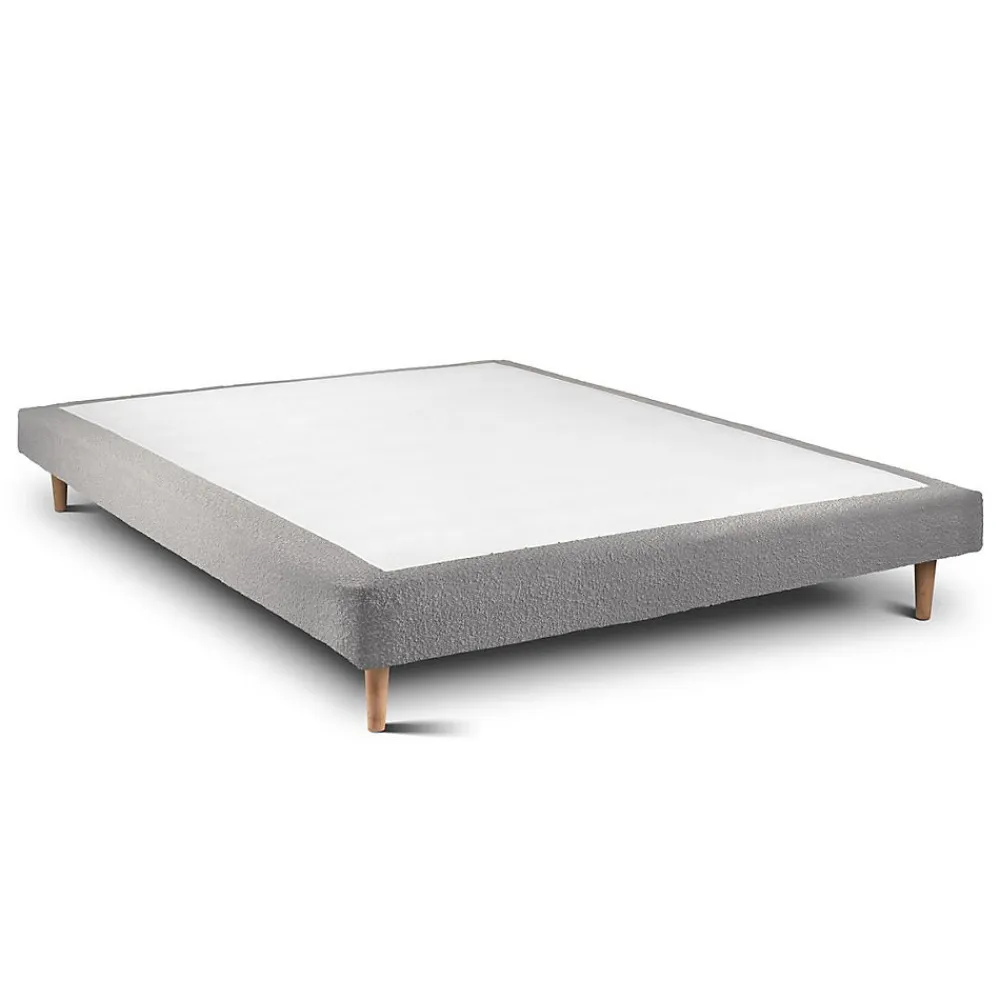 Sommier Tapissier Bouclette Gris 140x190 H29cm>Sommeil De Plomb Online