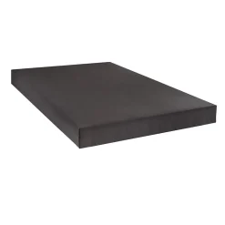 Bellecour Sommier tapissier Constantine 140x200 cm Epaisseur 18 cm Gris anthracite (pieds non inclus)* Sommier