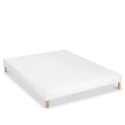 Bellecour Sommier tapissier Constantine 80x200 cm Epaisseur 18 cm Blanc (pieds non inclus)* Sommier