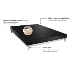Sommier tapissier Royal Palace Bedding - Sommier moderne en bois massif>Generique