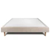 Sommeil De Plomb Sommier Tapissier Tissu Beige brun 150x190 H29cm* Sommier