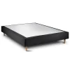 Sommier Tapissier Tissu Noir 135x190 H35cm>Sommeil De Plomb Best
