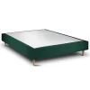 Sommier Tapissier Velours Vert 140x190 H35cm>Sommeil De Plomb Discount