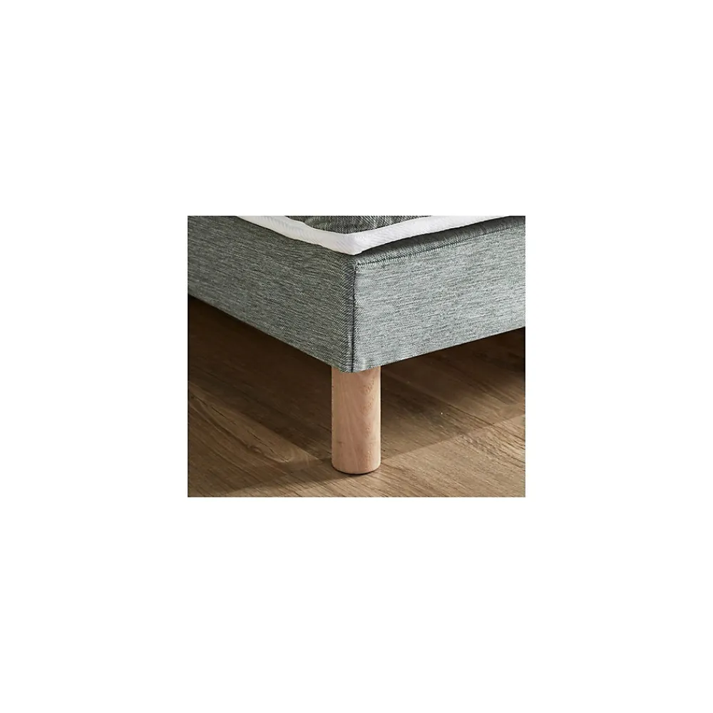 Idliterie Sommier tapissier vert celadon 90x200* Sommier
