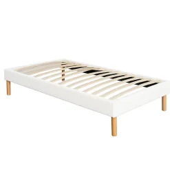 King Of Dreams Sommier Tapissier 90x200 cm - 18 cm - Compatible avec Tous Matelas - Confort Optimal - Montage Rapide et Facile - 13 Lattes - SOMM* Sommier