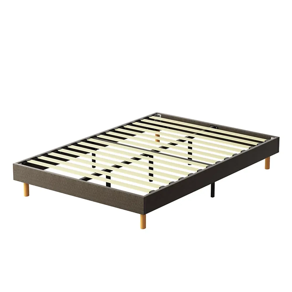 Teeno Sommier tapissier 140x200cm, 14 lattes, 9 pieds Hauteur du cadre 29 cm* Sommier