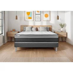 Vitalit Sommier VITAL'SOM Gris 160 x 200 cm* Sommier