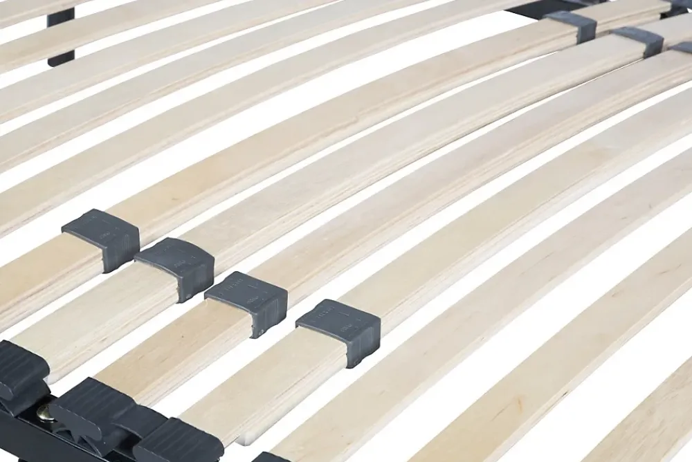 Literie Julien Sommier 140x200 Cadre à Lattes Renforcé en Metal 1,4 mm - Soutien Réglable avec 34 Lattes 9 mm et 3,5 cm - Confort Optimisé pour U* Sommier