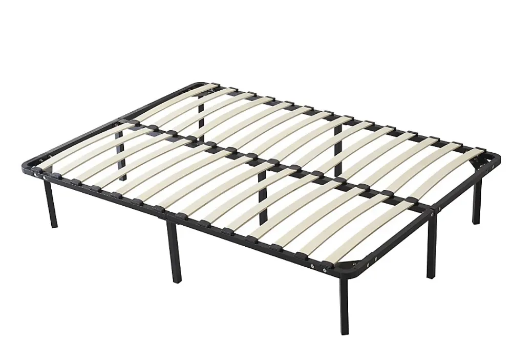 Nuits D'Or Sommier 180x200 cm - Jacky - Solide et Confortable x 29 cm - Cadre à lattes + 6 pieds en métal - Épaisseur métal 1,2 mm - 14 latte* Sommier
