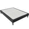 Sommier 160x200 cm - tapissier - dehoussable - pieds 20 cm - soutien ferme - confort - usage quotidien - litterie>King Of Dreams Online