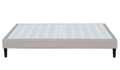 Sommier 160x200 cm - tapissier - déhoussable - lavable - pieds 20 cm - 2 x 13 lattes - confort optimal - soutien ferme -><noscript><img width=