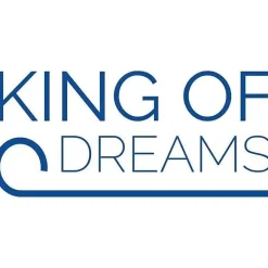 King Of Dreams Sommier 80x190 cm - tapissier - déhoussable - pieds 20 cm - 13 lattes - montage rapide - confort optimal - - entretien facile* Sommier