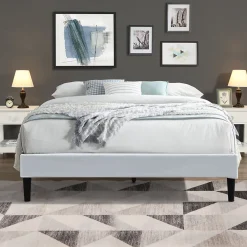 Sommier 120x190 cm - tapissier - dehoussable - housse lavable - pieds 20 cm - 2 x 13 lattes - montage rapide ->Nuits D'Or Clearance