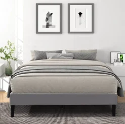 Nuits D'Or Sommier 140x190 cm - Tapissier - Housse lavable - Pieds 20 cm - 2 x 13 lattes - - - Design moderne - Housse amovible* Sommier