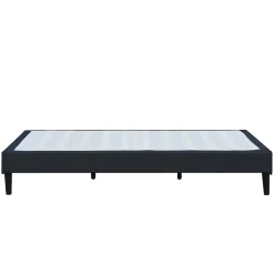 King Of Dreams Sommier 90x190 cm dehoussable noir - pieds 20 cm - 13 lattes - soutien ferme - confort optimal - usage quotidien* Sommier