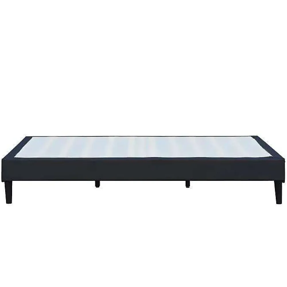 King Of Dreams Sommier 140x190 cm dehoussable noir - pieds 20 cm - 13 lattes - soutien ferme - confort - ideal pour - facile entretien* Sommier