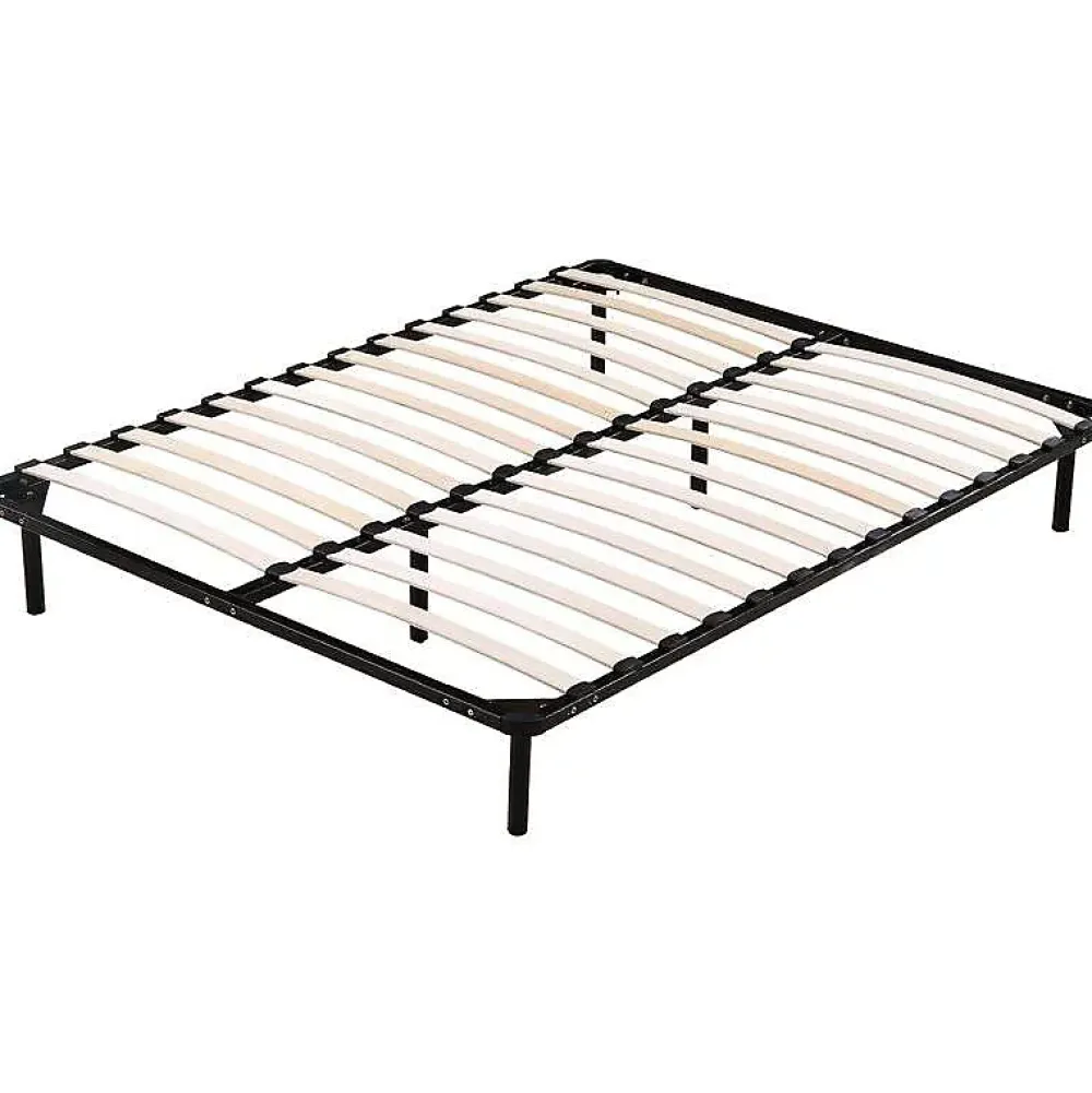 Literie Julien Sommier 160x200 cm Metal Solide et Confortable 29 cm - Montage Rapide - Lattes en Bois 14 en 9mm - Epaisseur Metal 1,2 mm - Idéal* Sommier