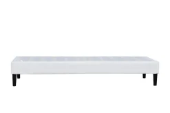 Sommier 80x200 cm tapissier dehoussable - pieds 20 cm - 13 lattes - montage rapide - revetement facile entretien - -><noscript><img width=