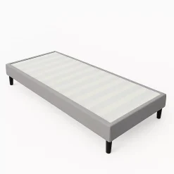 Nuits D'Or Sommier 90x200 cm Tapissier Déhoussable - 20 cm - 13 Lattes - Montage Rapide et Facile - Housse Lavable - Confort Optimal - Opale* Sommier