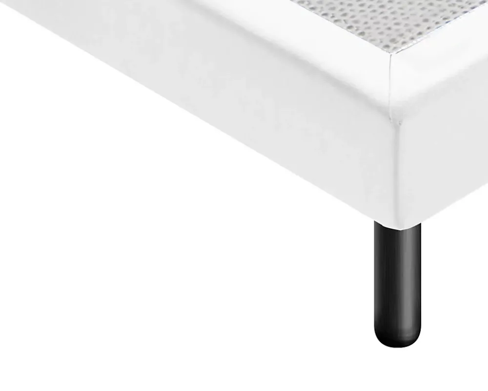 Materassiedoghe Sommier 160x200 Tapissier Déco Couleur Blanc Resistant Jusqu'à 120 Kg Par Personne* Sommier