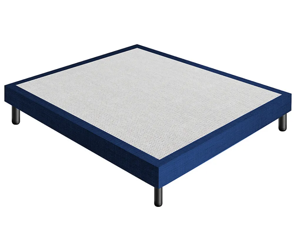 Sommier 160x200 Tapissier Déco Couleur Bleu Resistant Jusqu'à 120 Kg Par Personne>Materassiedoghe Hot