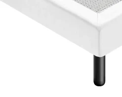 Sommier 160x190 Tapissier Déco Couleur Blanc Resistant Jusqu'à 120 Kg Par Personne><noscript><img width=