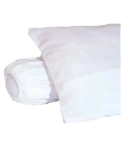 Toison d'Or Sous-taie d'oreiller molleton 100% coton gratté 60x60 cm blanc* Taie D'Oreiller
