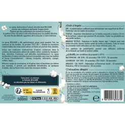 Boldair Spray destructeur d'odeurs désinfectant coton 500ml* Désodorisant Et Parfum D'Ambiance