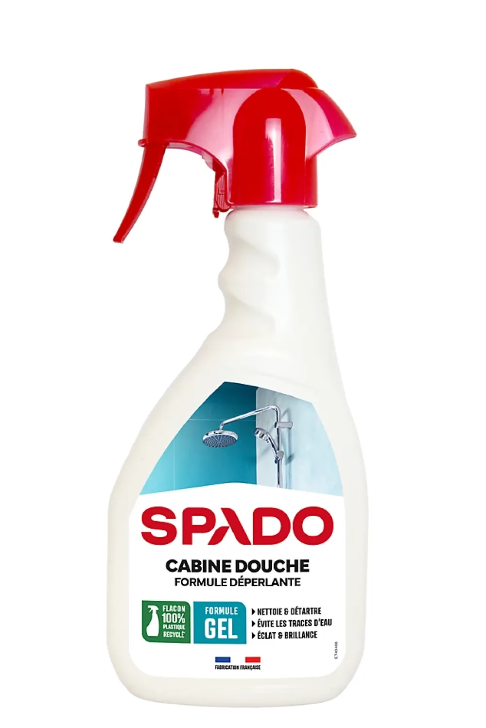 Spado Spray nettoyant déperlant cabine de douche 500ml* Nettoyant Pour Salle De Bains