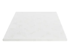 Surmatelas 160 x 200 cm luxe mémoire de forme coutil aloe vera ép.5cm - LACETO de NATUREA><noscript><img width=
