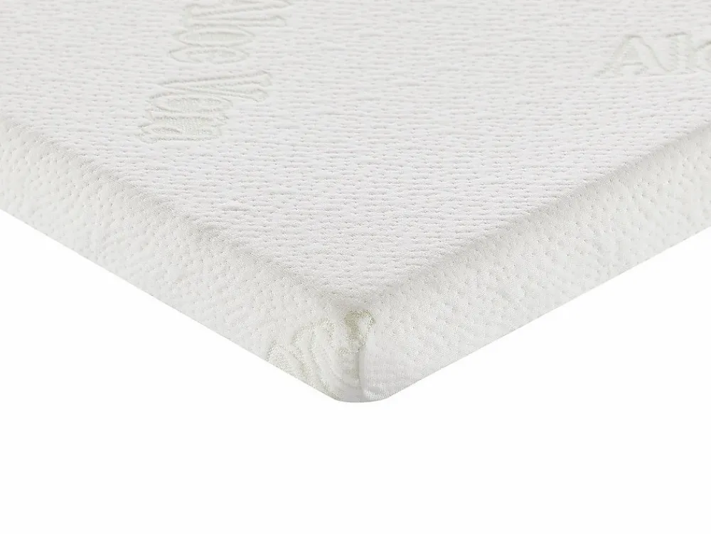 Surmatelas 160 x 200 cm luxe mémoire de forme coutil aloe vera ép.5cm - LACETO de NATUREA>Vente-unique Hot