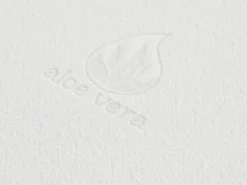 Surmatelas 160 x 200 cm luxe mémoire de forme coutil aloe vera ép.5cm - LACETO de NATUREA><noscript><img width=