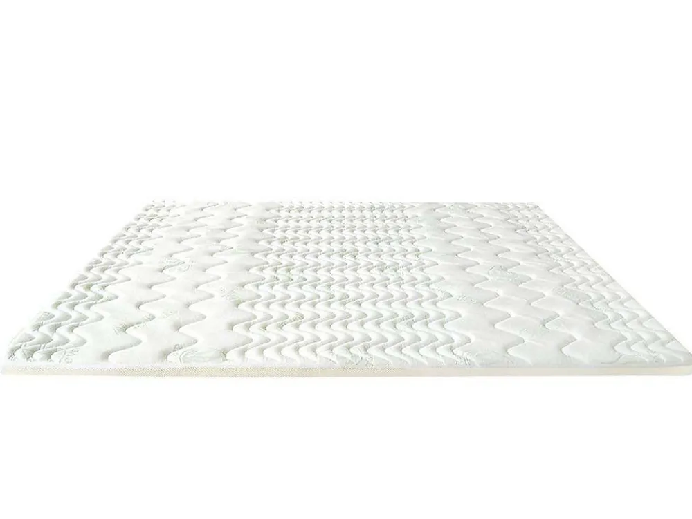 Surmatelas 140 x 190 cm mémoire de forme coutil aloe vera ép.5cm - ANTASSE de NATUREA>Vente-unique Outlet