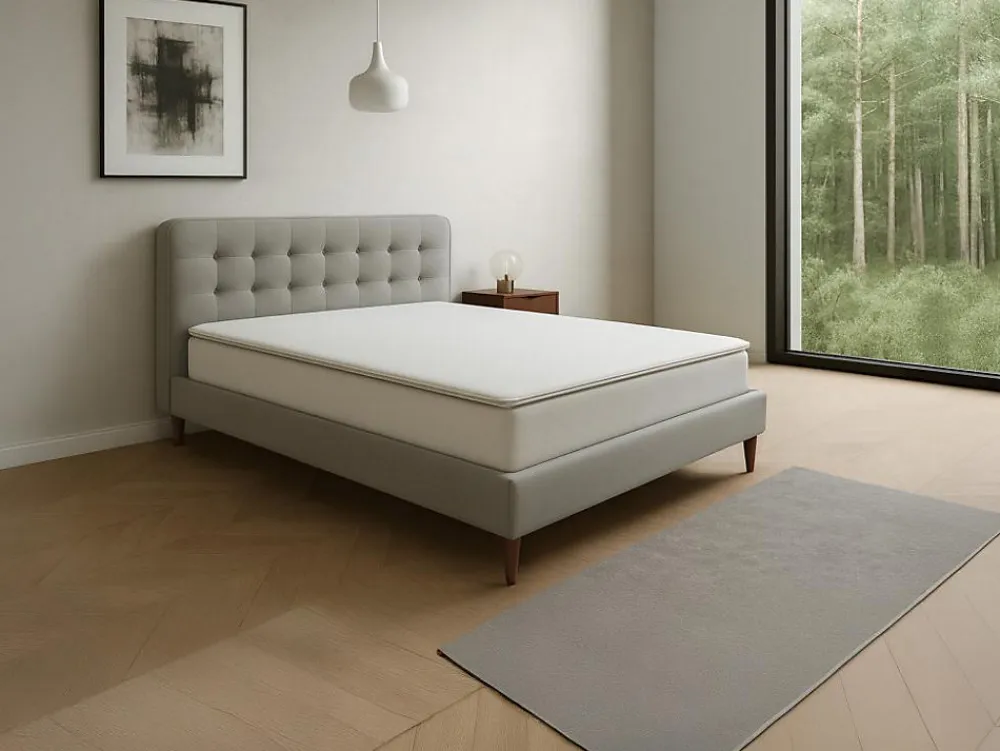 Surmatelas 160 x 200 cm mémoire de forme déhoussable ép.5cm - NAJOON de YSMÉE>Vente-unique Outlet