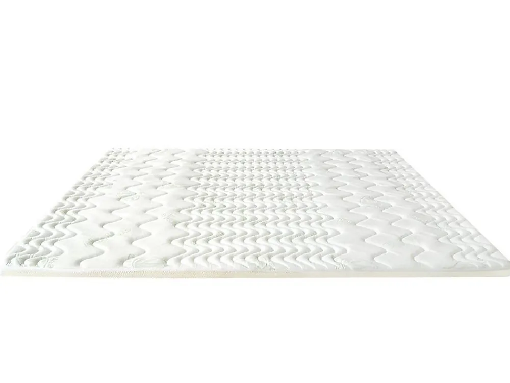 Surmatelas 160 x 200 cm mémoire de forme coutil aloe vera ép.5cm - ANTASSE de NATUREA>Vente-unique Outlet