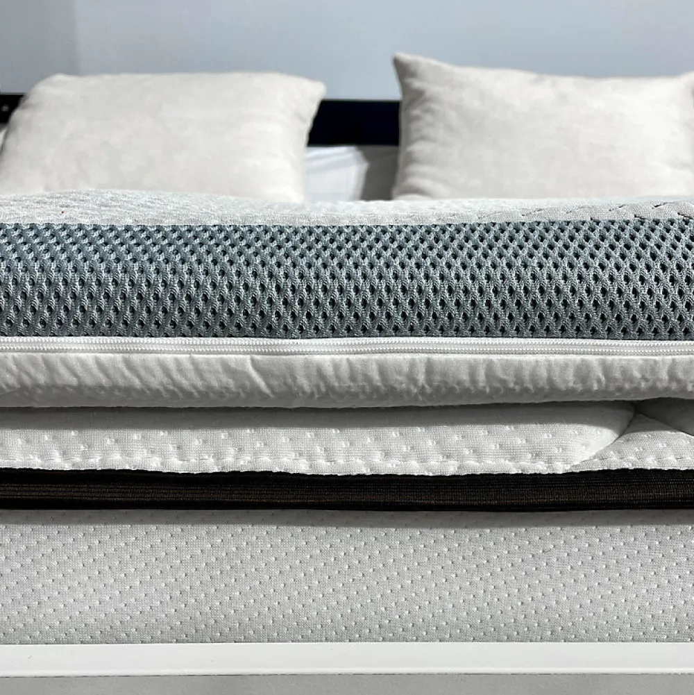 Meubletmoi Surmatelas 180 x 200 cm mousse mémoire de forme et gel AirFeel™ - LUNA* Surmatelas