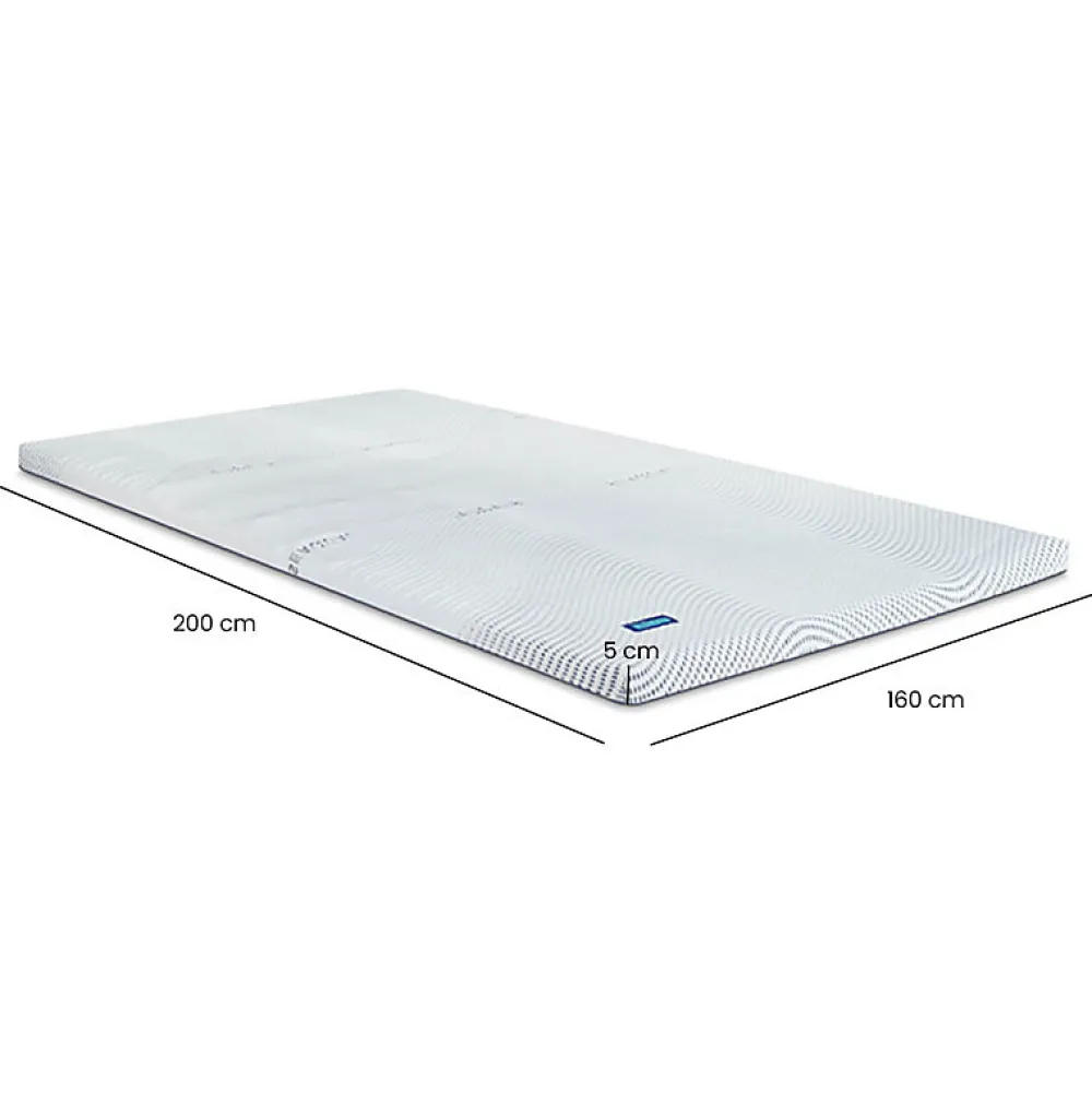Meubletmoi Surmatelas 160 x 200 cm mousse mémoire de forme et gel OXYGEL™ - HYPNOS* Surmatelas