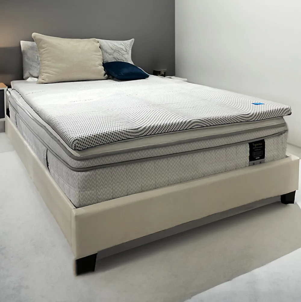 Meubletmoi Surmatelas 160 x 200 cm mousse mémoire de forme et gel OXYGEL™ - HYPNOS* Surmatelas