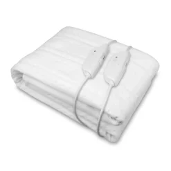 Medisana Surmatelas chauffant King Size - HU 676 XXL - 2 éléments de commande, 150 x 160 cm, 4 réglages de températures, lav* Couverture