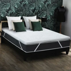 Idliterie Surmatelas déhoussablatex 60 kg 3 zones confort 140x190* Surmatelas