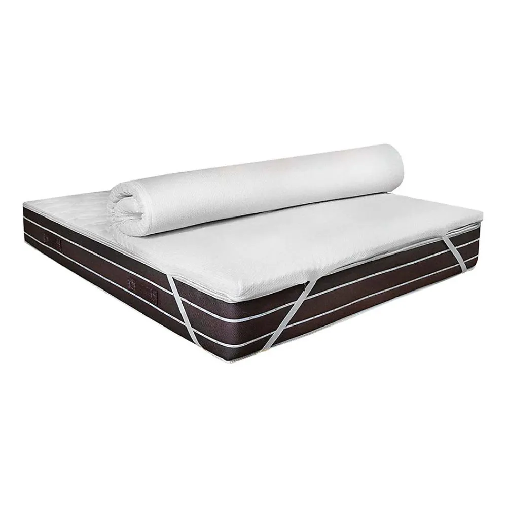 Talamo Italia Surmatelas double Sagittaire, Ensemble matelas avec oreillers, surmatelas en mousse à mémoire de forme, 160x190xh5 cm* Surmatelas