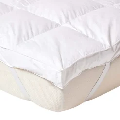 Surmatelas en plumes d'oies, 140 x 190 cm ->Homescapes Hot