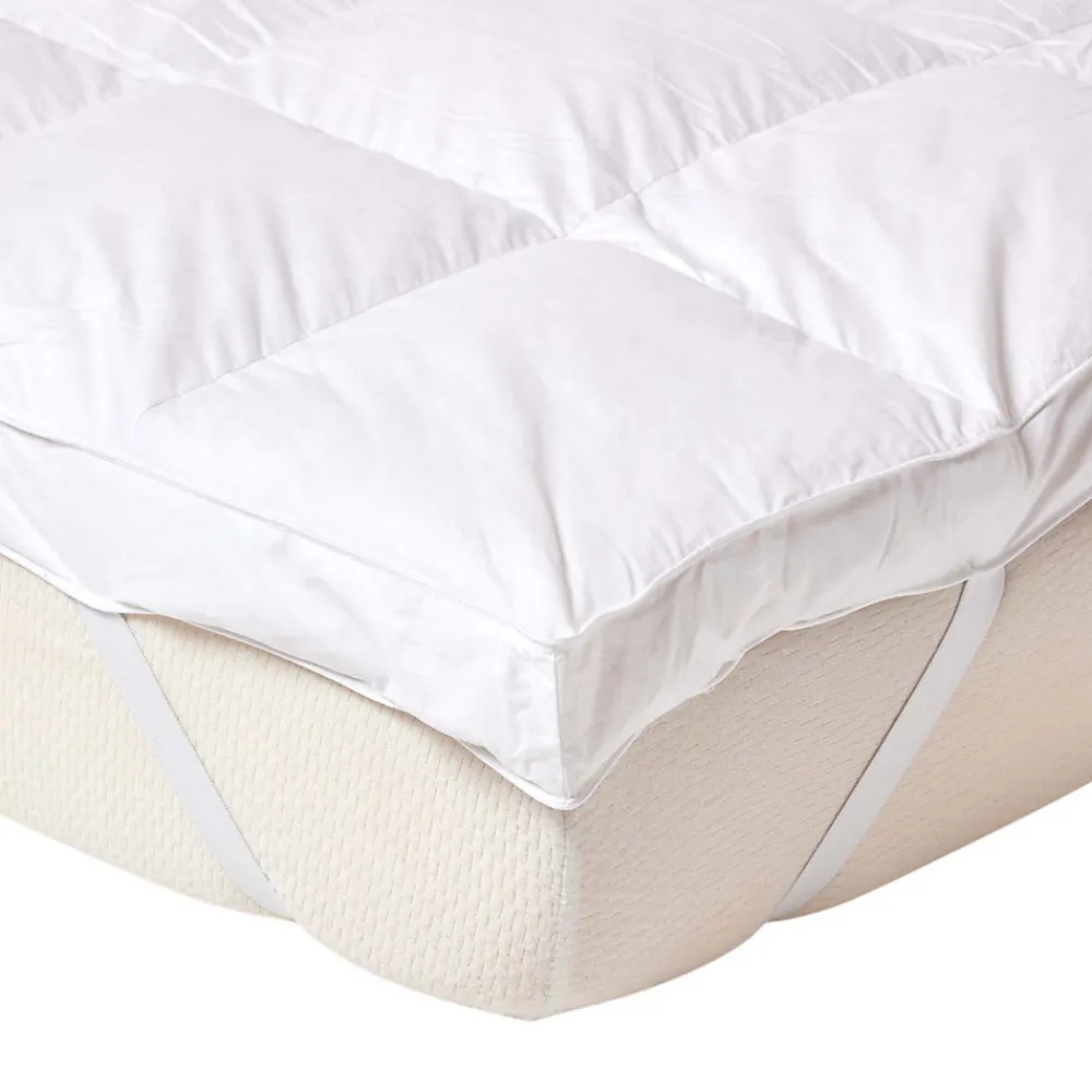 Surmatelas en plumes d'oies, 140 x 190 cm ->Homescapes Hot