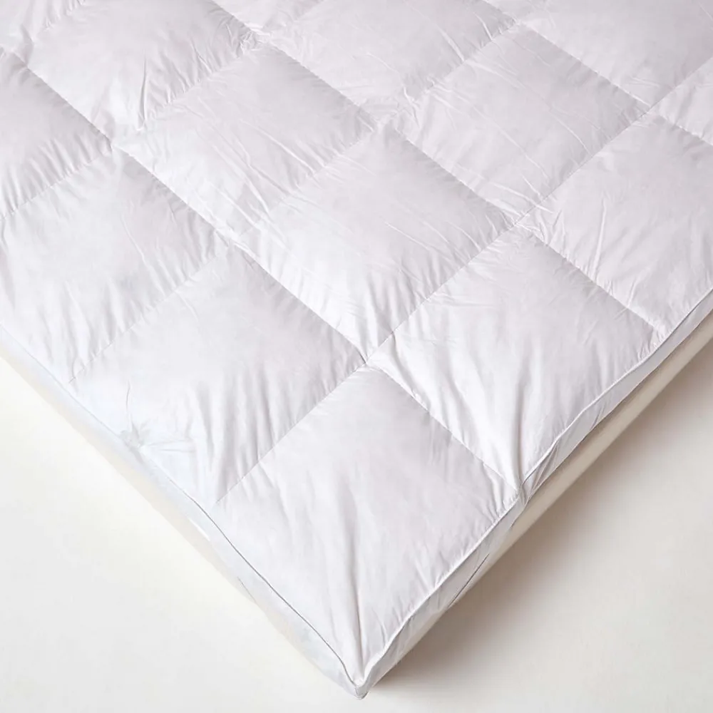 Surmatelas en plumes d'oies, 140 x 190 cm ->Homescapes Hot