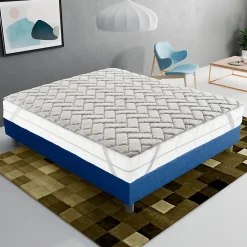 Sur-matelas 140x190 - Mousse à Mémoire De Forme De 3 Cm - Revêtement Silver Fresh>Materassiedoghe Clearance