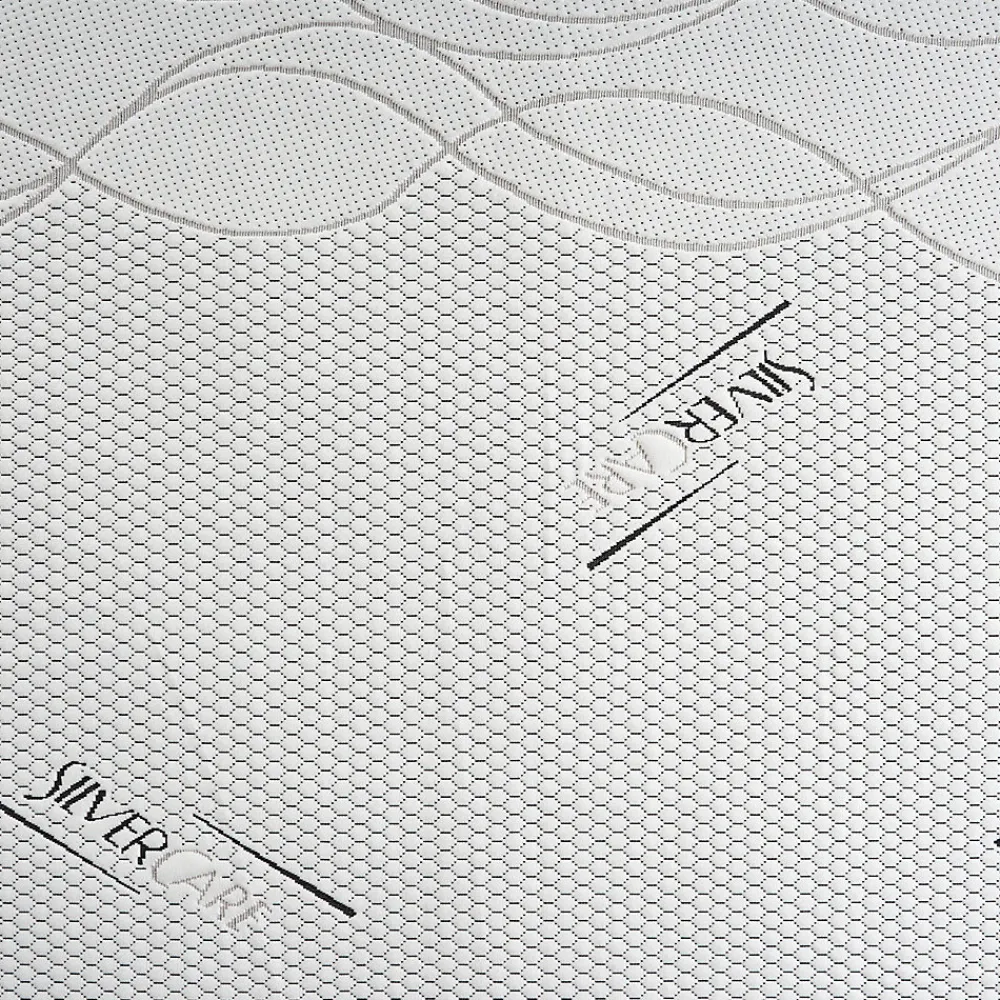 Sur-matelas 80x200 - Mousse à Mémoire De Forme - Epaisseur 5 cm - Revêtement Amovible Silver Fresh>Materassiedoghe New