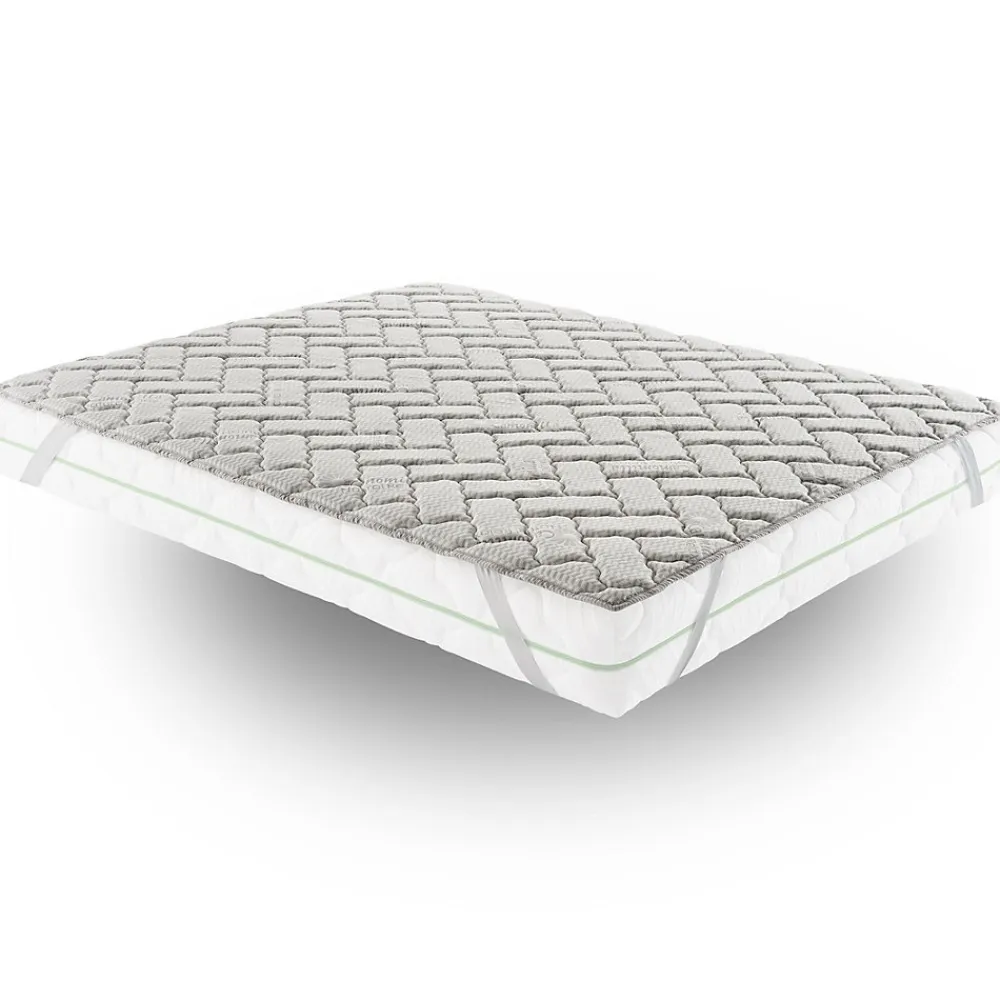 Sur-matelas 160x190 - Mousse à Mémoire De Forme De 3 Cm - Revêtement Silver Fresh>Materassiedoghe