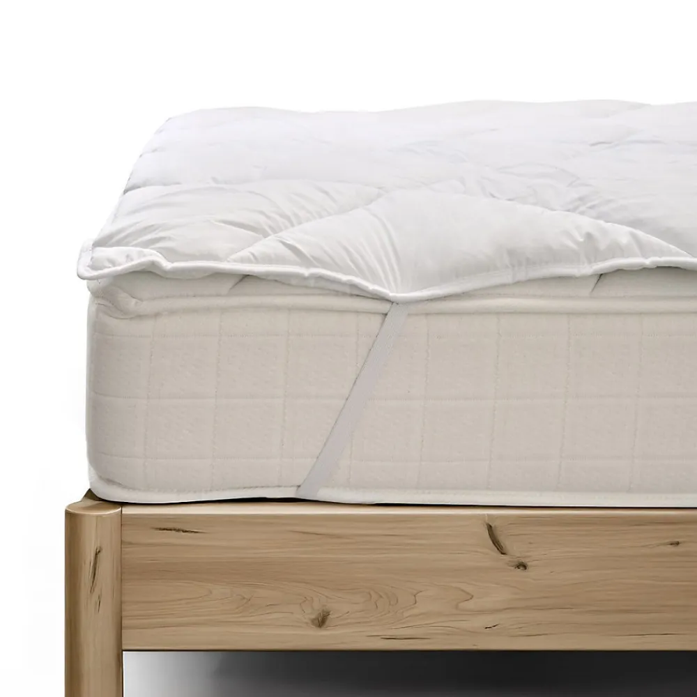 Surmatelas 140x190 cm Confort ANTI-ACARIENS>Bleu Calin